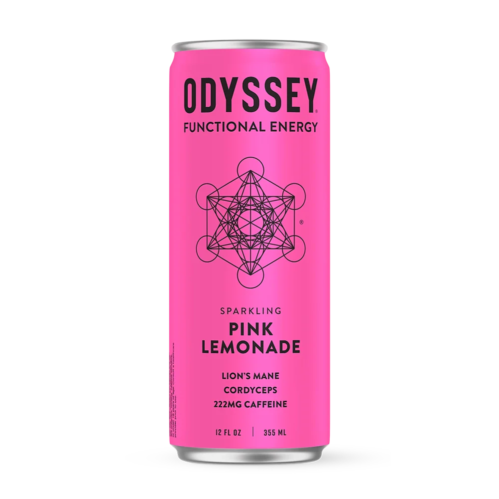 Odyssey Elixir 222 Mushroom Sparking Energy 12 pack