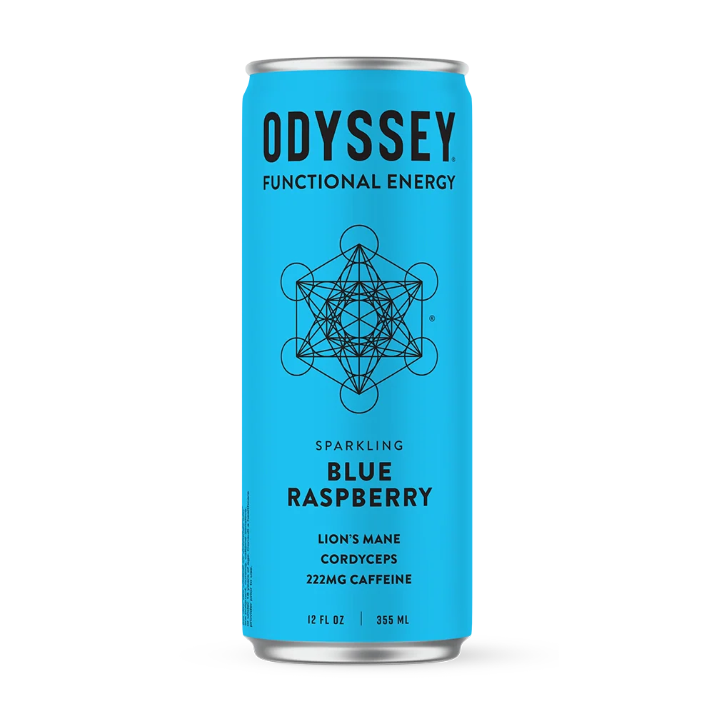 Odyssey Elixir 222 Mushroom Sparking Energy 12 pack