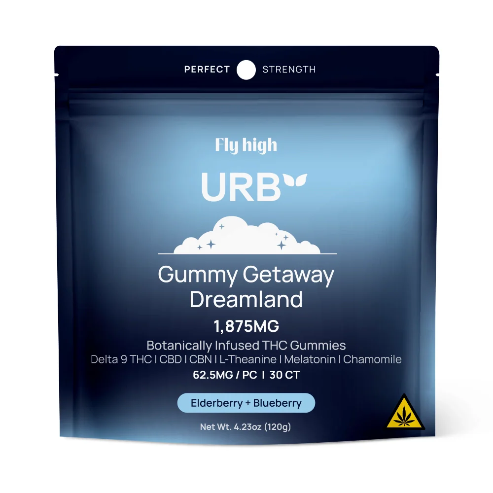 Urb D9 + CBD + CBN Botanically Infused Gummies 30ct