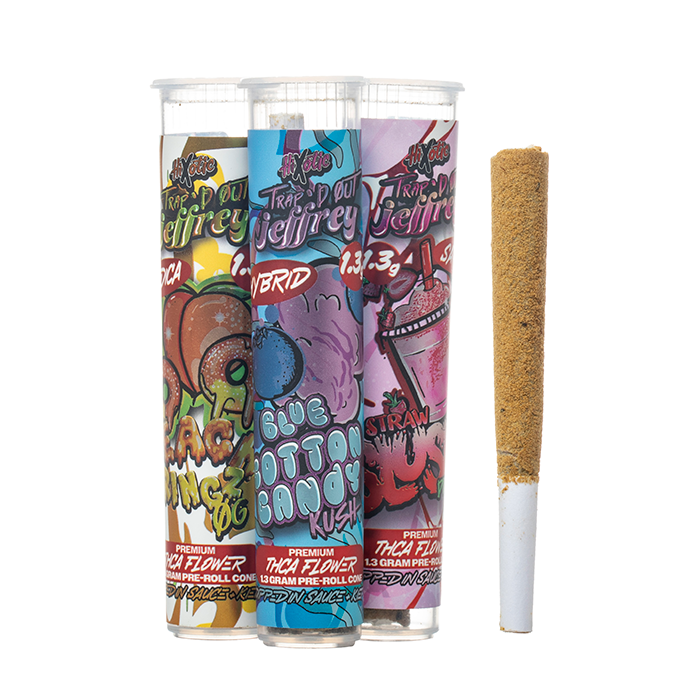 Trap'd Out Jeffrey THCa Preroll 1.3 Gram