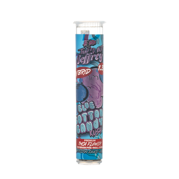 Trap'd Out Jeffrey THCa Preroll 1.3 Gram