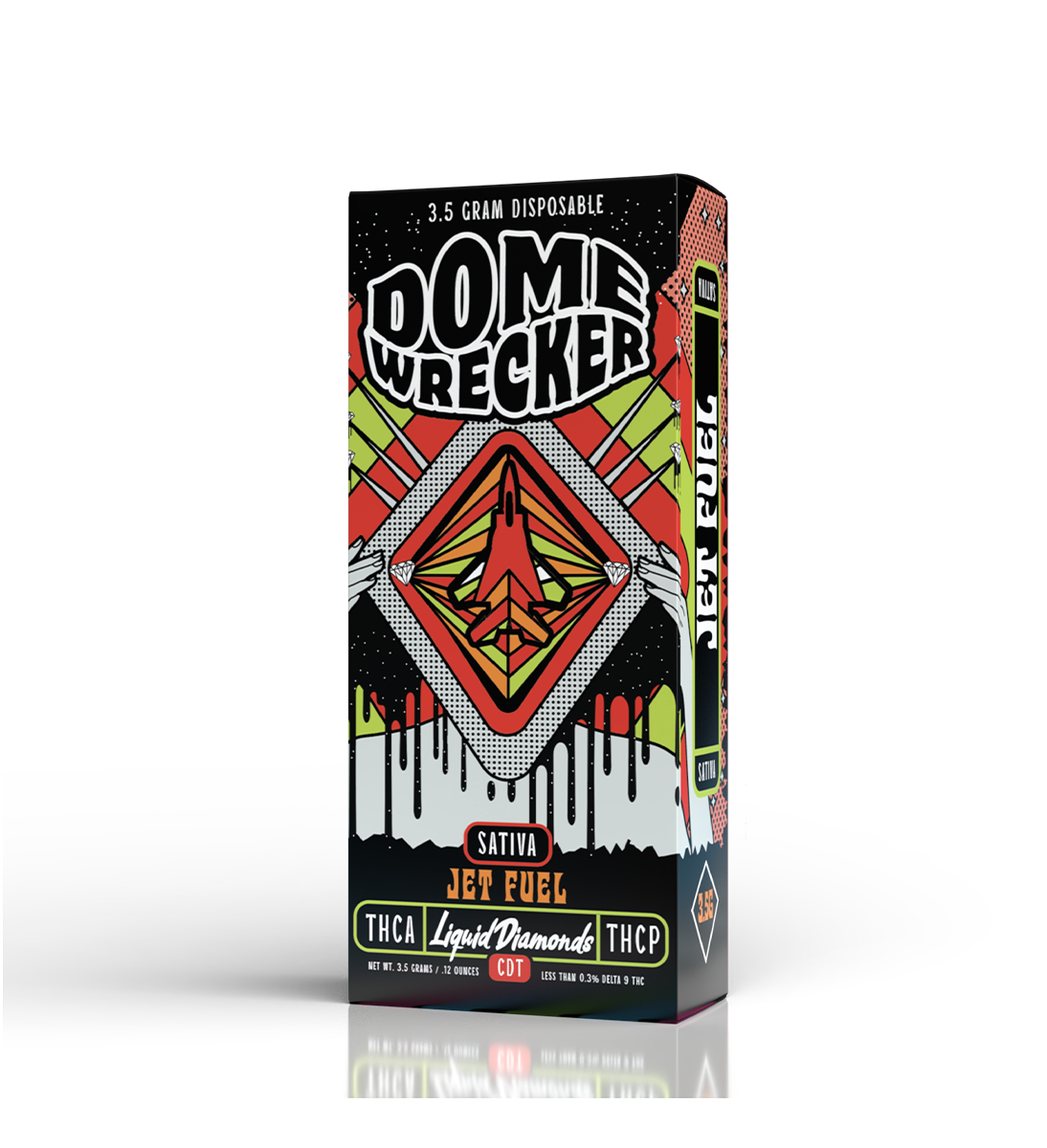 Dome Wrecker THCa + THC-P Liquid Diamond Disposable 3.5g