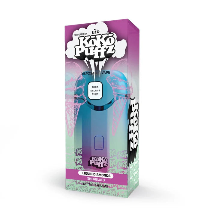 Urb Koko Puffz Liquid Diamond Disposable 3 Gram