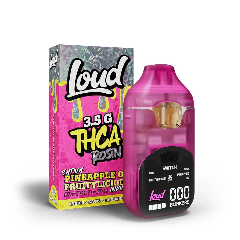 Loud THCa Rosin Switch Disposable 3.5 Gram Mega Distribution Loud THCa Rosin Switch Disposable 3.5 Gram Mega Distribution