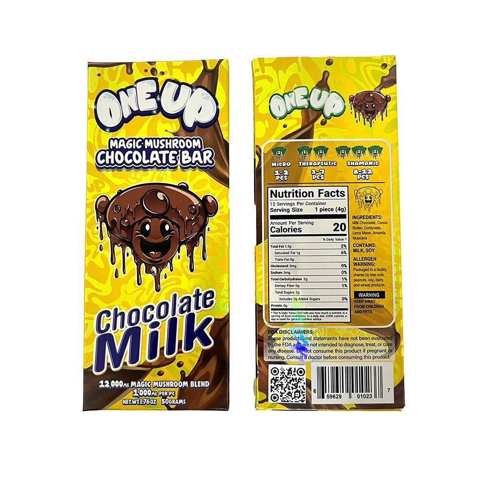 One Up Magic Mushroom Chocolate Bar