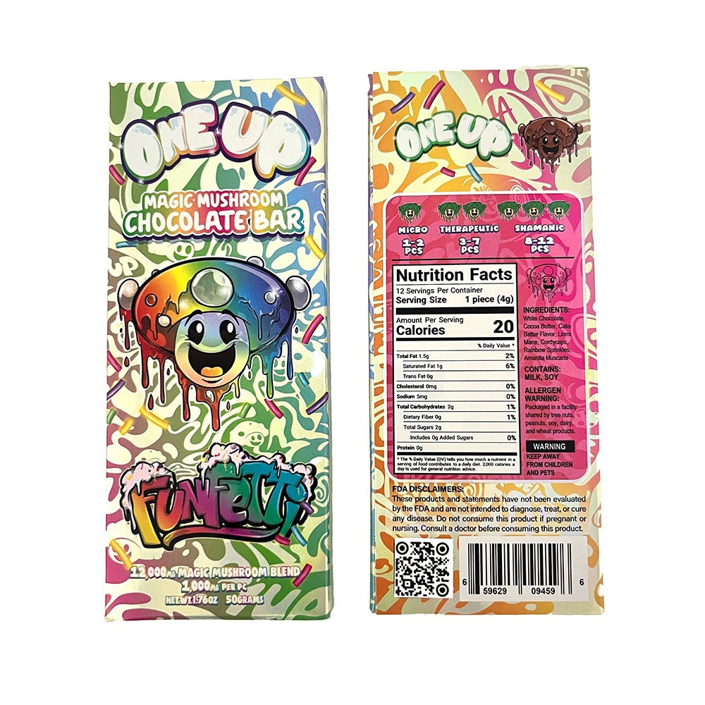 One Up Magic Mushroom Chocolate Bar