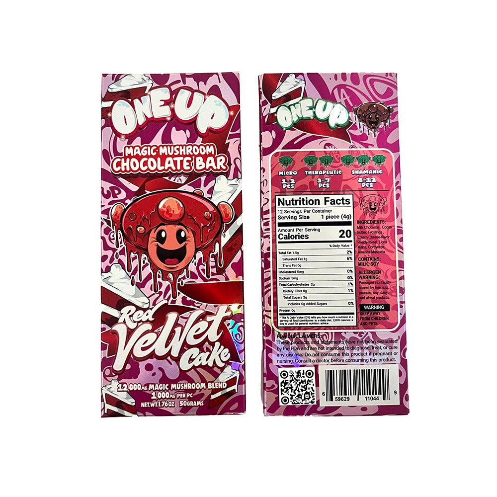 One Up Magic Mushroom Chocolate Bar