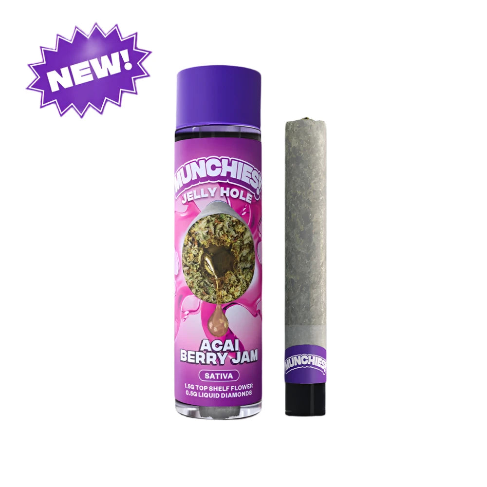 Delta Munchies THCa Jelly Hole Preroll 2 Gram Mega Distribution Delta Munchies THCa Jelly Hole Preroll 2 Gram Mega Distribution