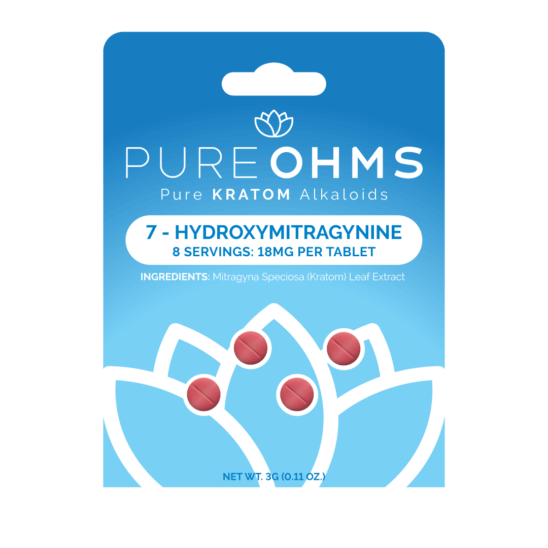 Pure Ohms 7-Hydroxy Kratom Tablets 4ct