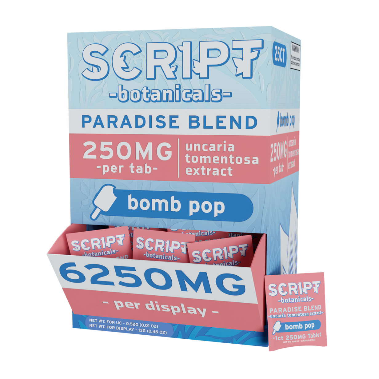 Script Botanicals 250mg Tablets