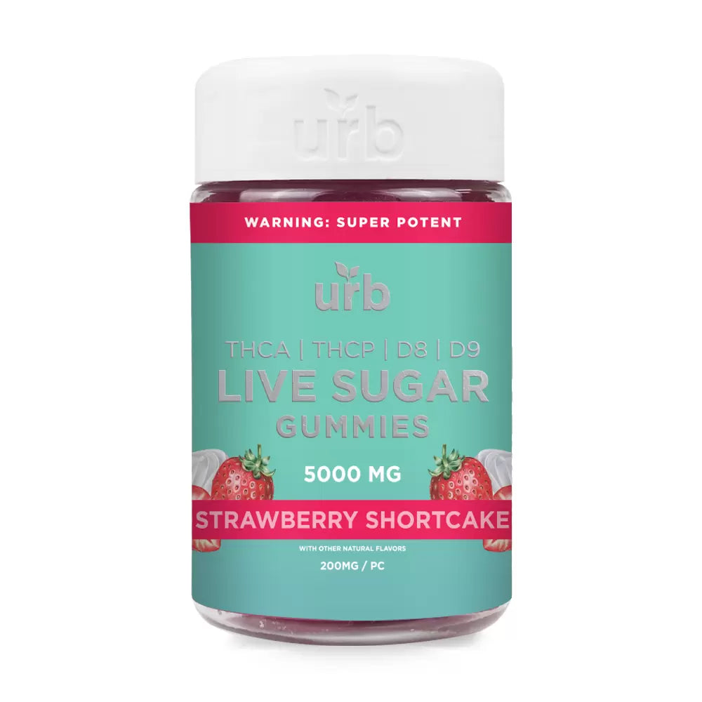 Urb Live Sugar Gummies 5000mg/25ct
