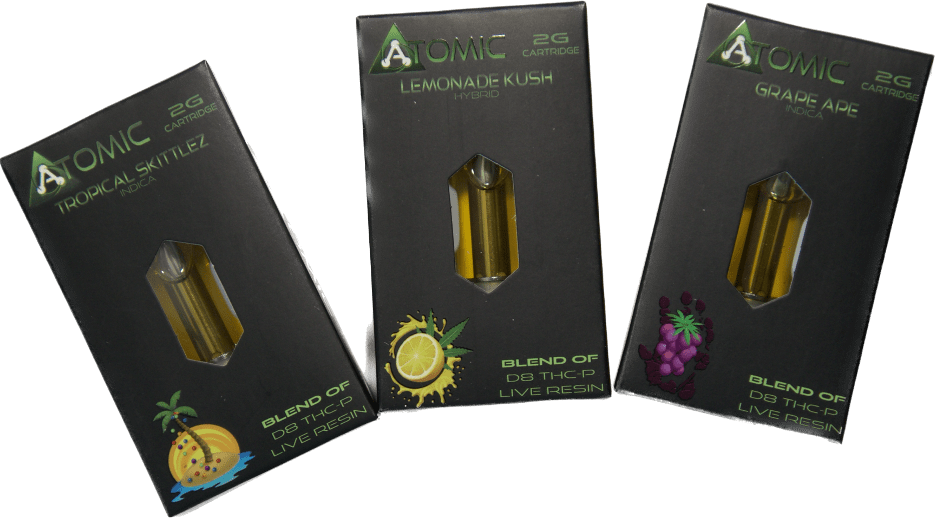 Atomic D8 + THC-P Cartridge 2 Gram