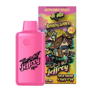 Trap'd Out Jeffrey D9 + THC-P + THCa Sugar Disposables 3 Gram