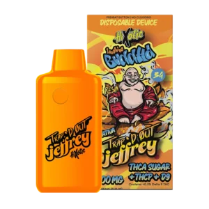 Trap'd Out Jeffrey D9 + THC-P + THCa Sugar Disposables 3 Gram