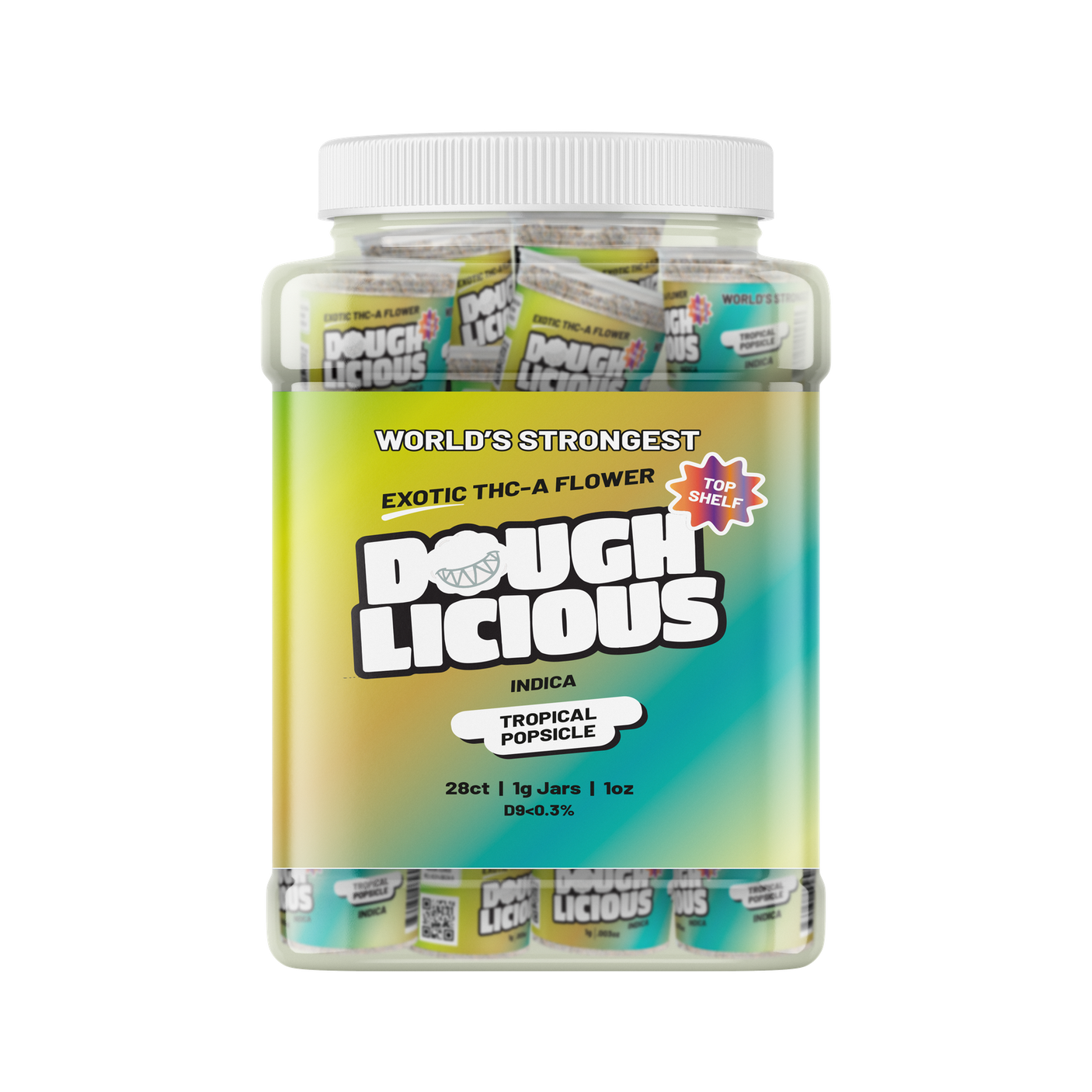Doughlicious Exotic THCa Flower 28 x 1 Gram