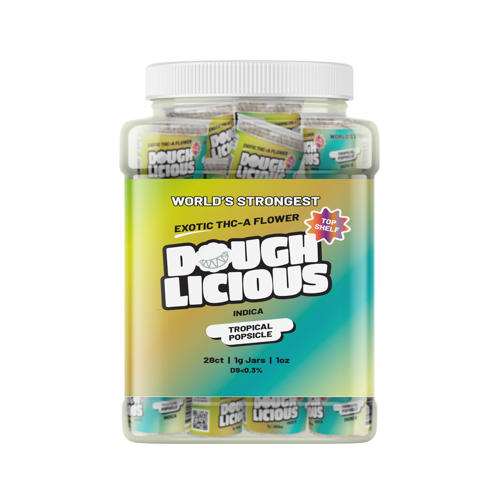 Doughlicious Exotic THCa Flower 28 x 1 Gram