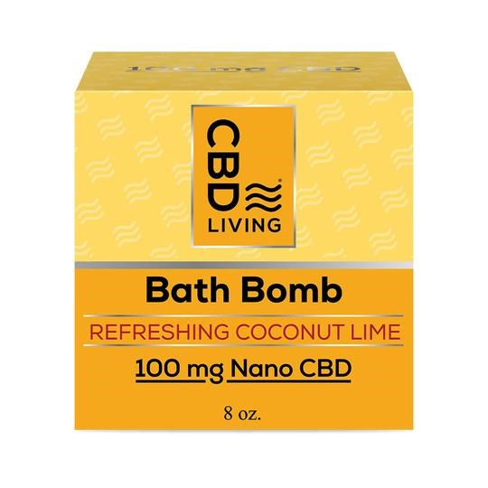 CBD Living Bath Bombs 100mg / 8oz