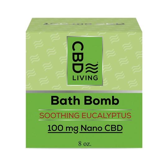 CBD Living Bath Bombs 100mg / 8oz
