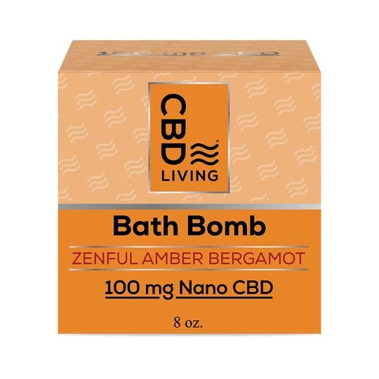 CBD Living Bath Bombs 100mg / 8oz