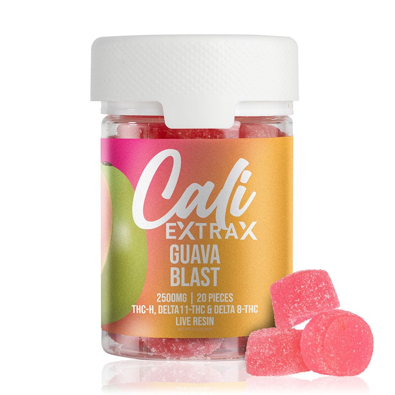 Cali Extrax THC-H + Delta-11 + Delta-8 Live Resin Gummies 20ct