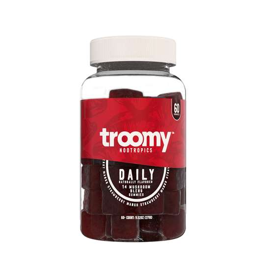 Troomy Daily: 14 Mushroom Blend Gummies 60ct