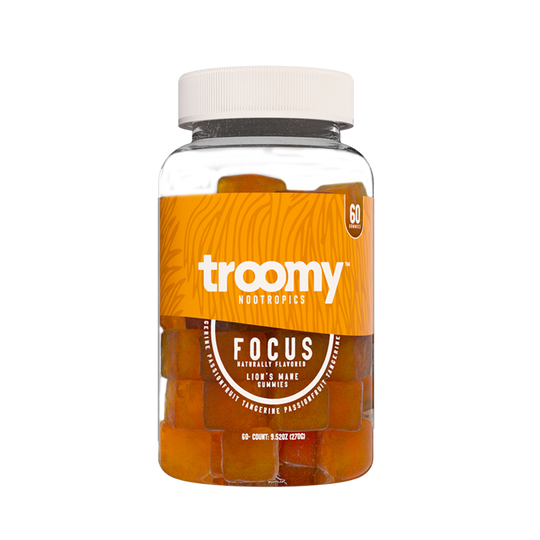 Troomy Focus: Lion's Mane Mushroom Gummies 60ct
