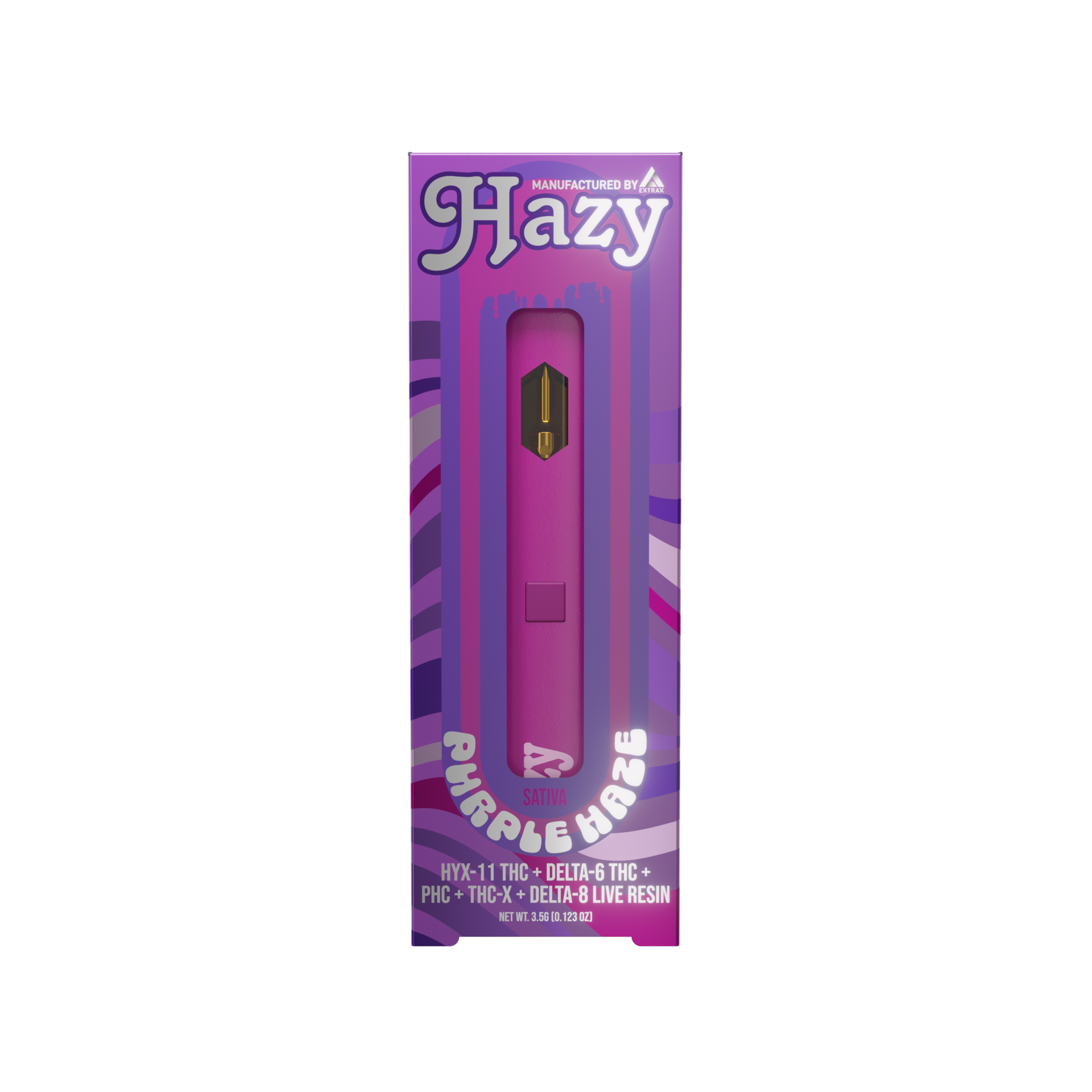 Hazy Extrax D6 + D8 + HXY-11 + PHC + THC-X Live Resin Disposable 3.5 Gram