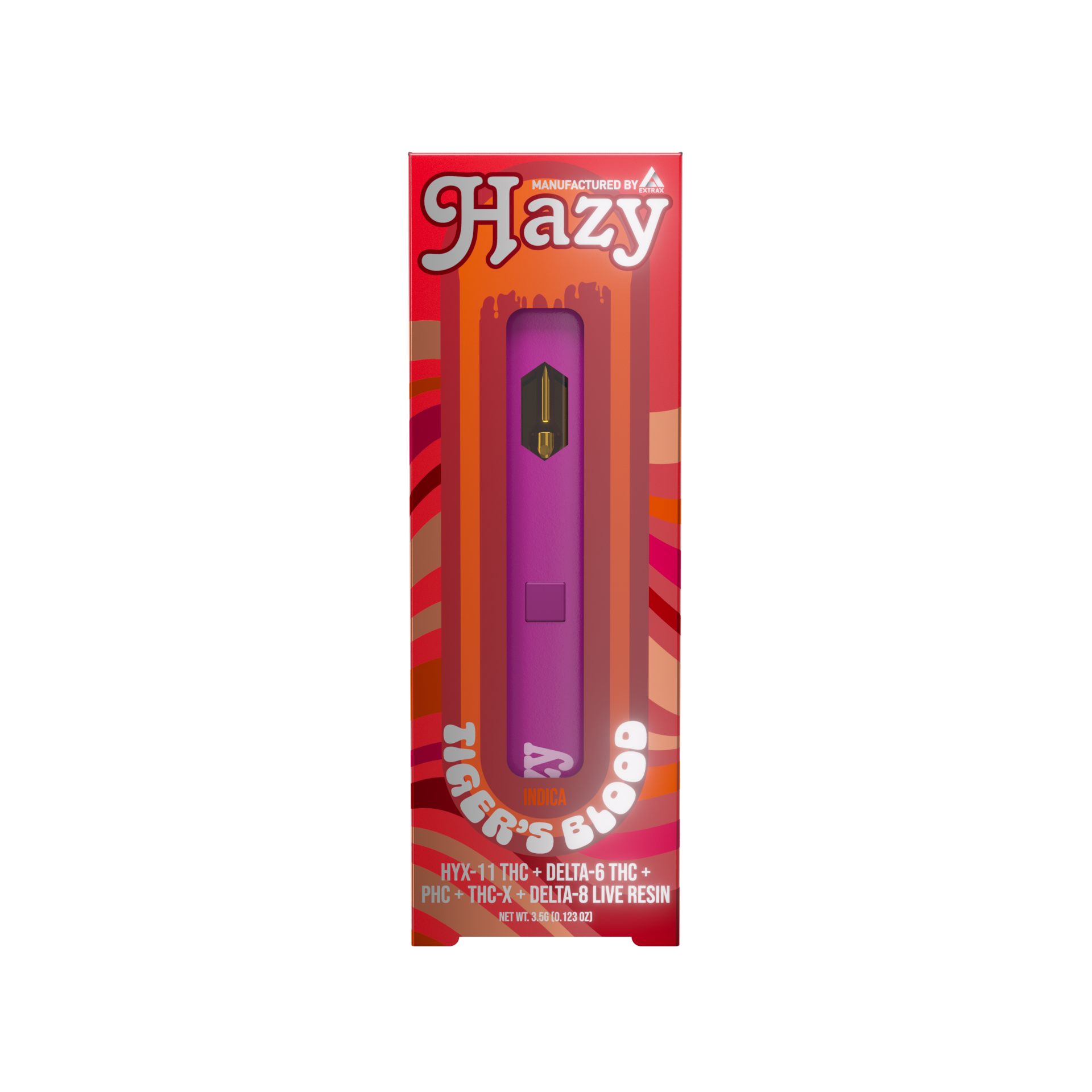Hazy Extrax D6 + D8 + HXY-11 + PHC + THC-X Live Resin Disposable 3.5 Gram