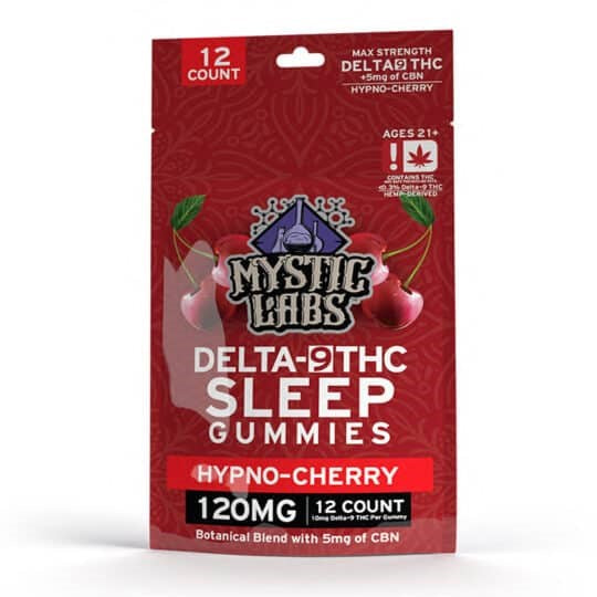 Mystic Labs D9 + CBN Sleep Gummies