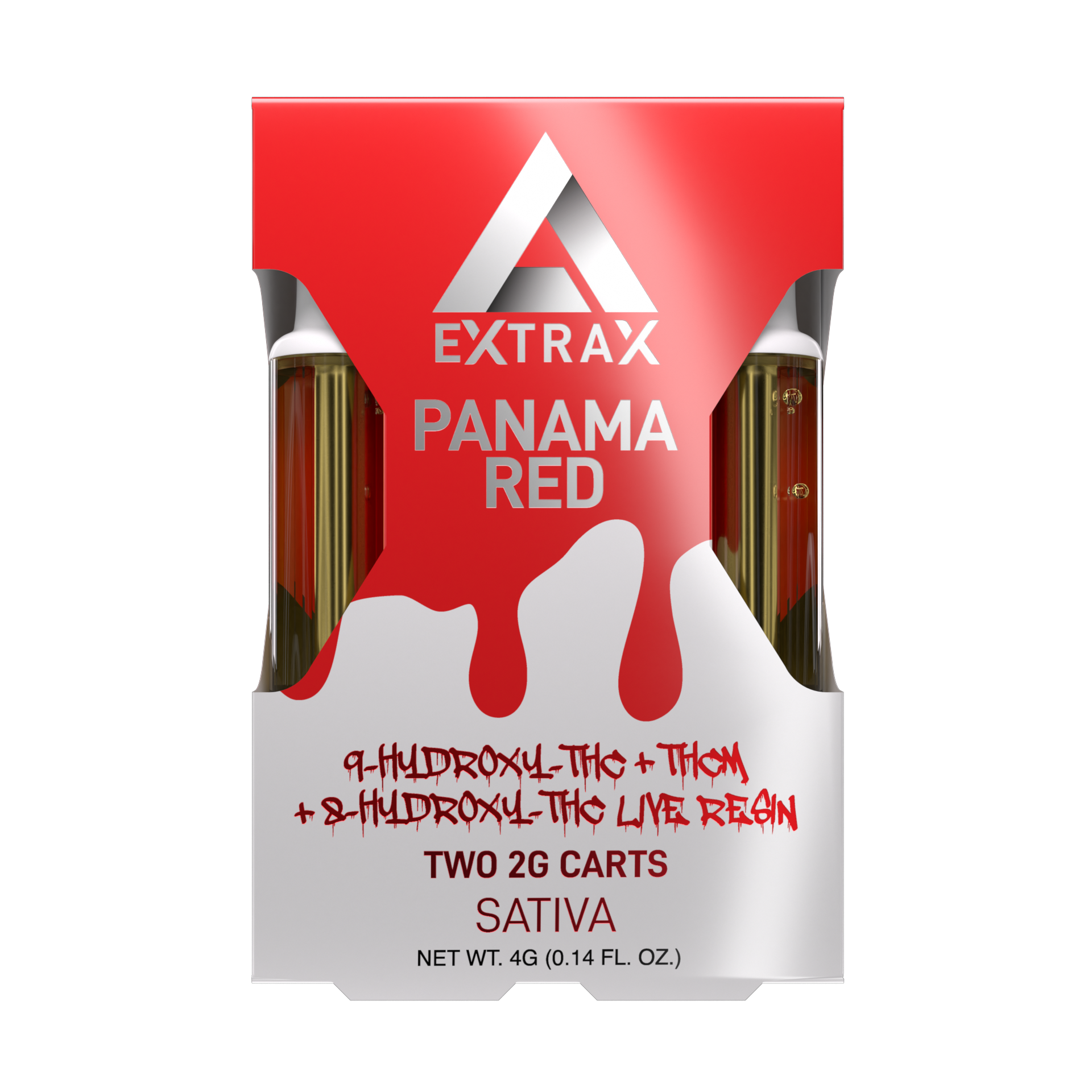 Extrax 9-HXY + THC-M + 8-HXY Live Resin Cartridge 2 Gram 2 Pack