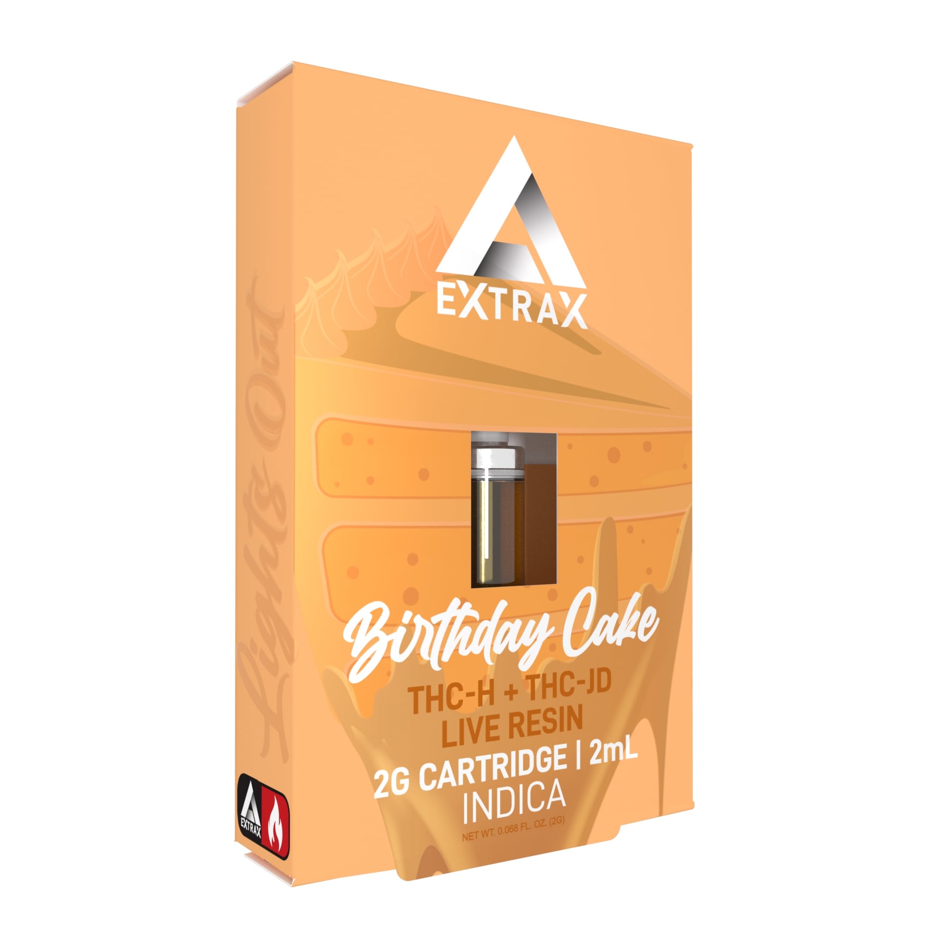 Extrax THC-H + THC-JD Lights Out Cartridge 2 Gram