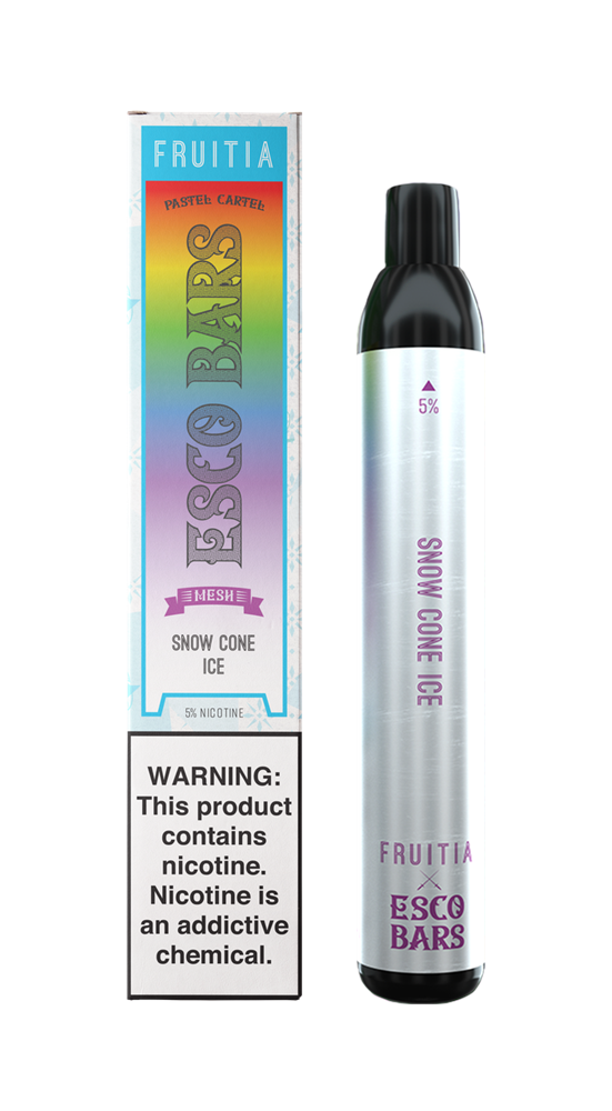Esco Bars Nicotine Disposables Fruitia Collection