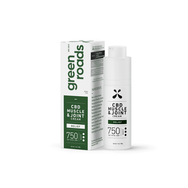 Green Roads Muscle and Joint Relief Cream 1oz