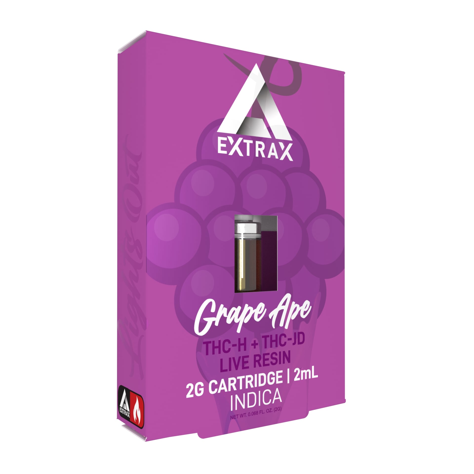Extrax THC-H + THC-JD Lights Out Cartridge 2 Gram