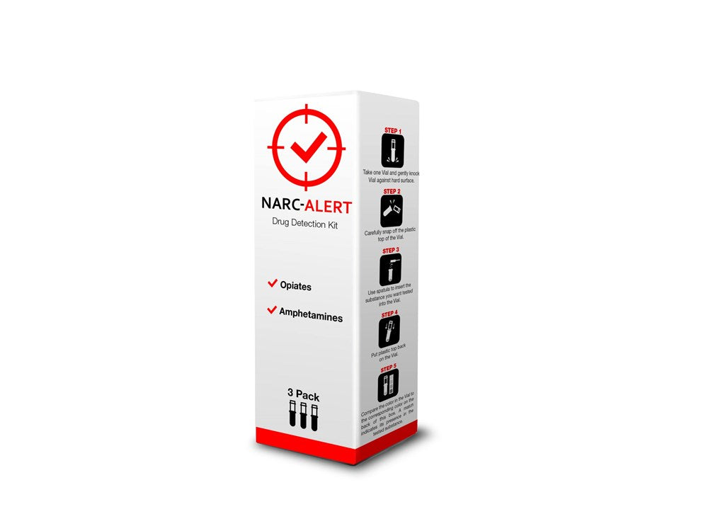 Narc-Alert Drug Detection Kit 3ct