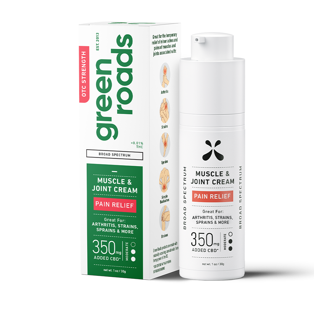 Green Roads Pain Relief Cream 1oz