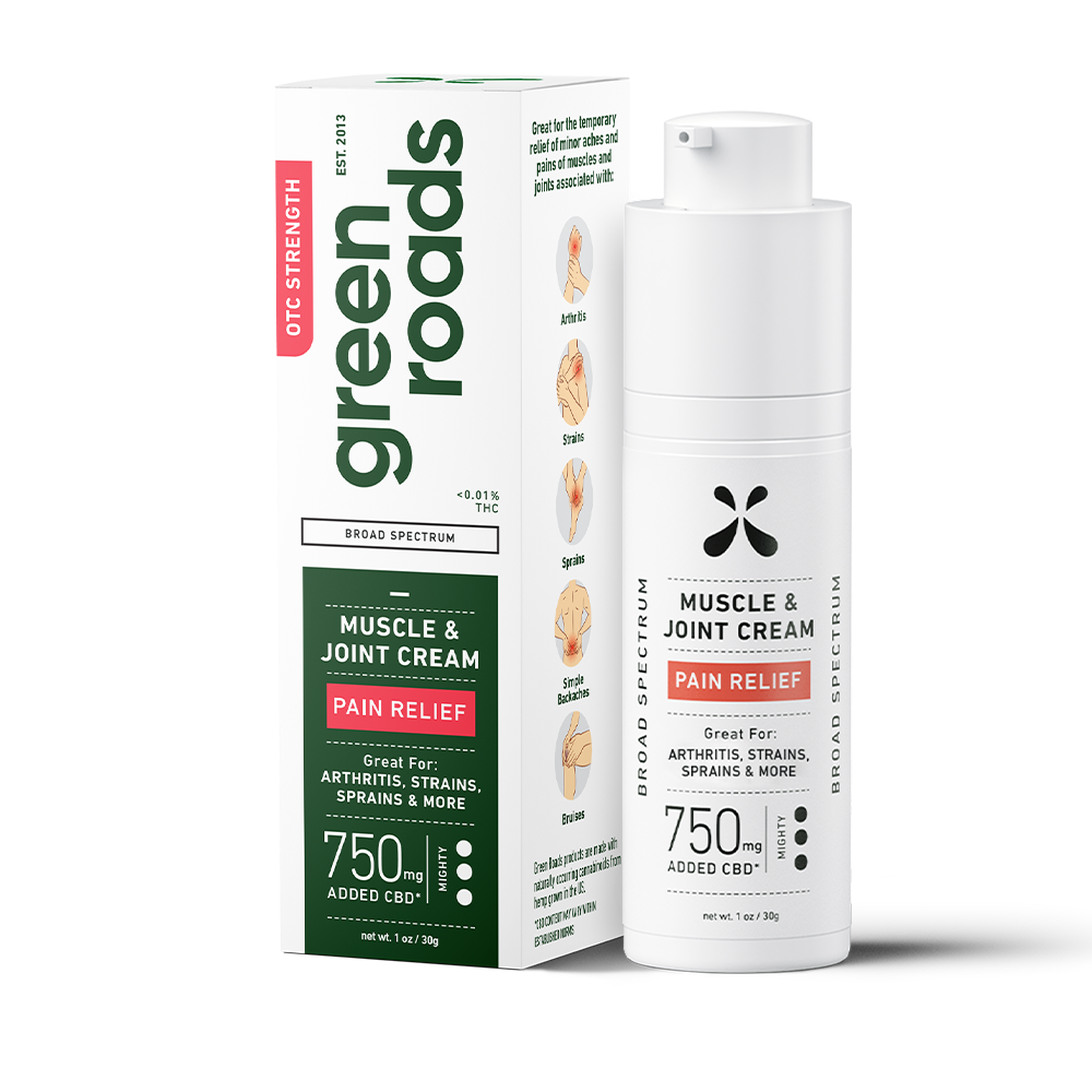 Green Roads Pain Relief Cream 1oz