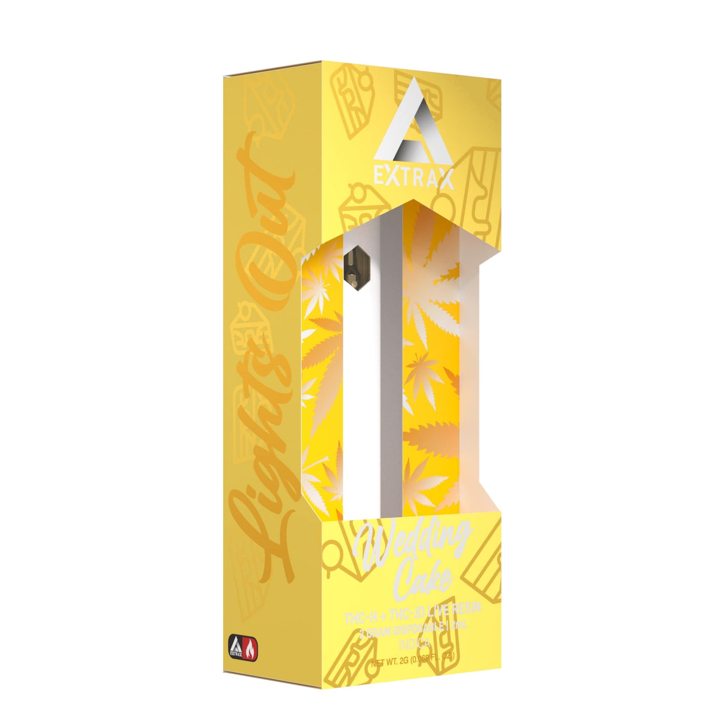 Extrax THC-H + THC-JD Lights Out Disposable 2 Gram